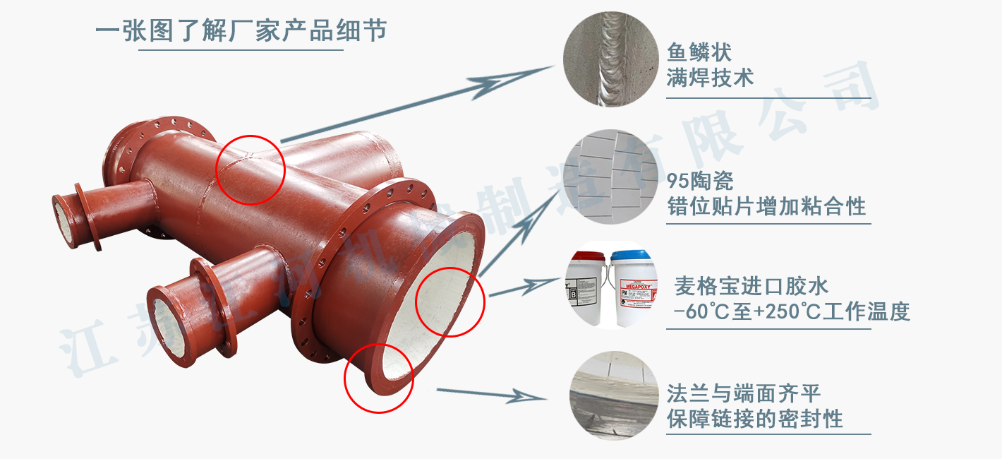 陶瓷内衬复合钢管 陶瓷内衬复合钢管